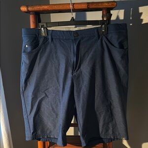 Men's Blue Adidas Golf Shorts